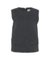 Herskind Ease' Top With Patch Pockets In Black