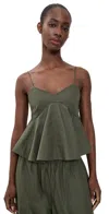 Herskind Edit Top Green In Green