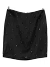 Herskind Embellished Mini Skirt In Black