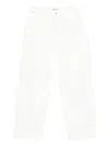 Herskind Buttoned Wide-leg Jeans In White