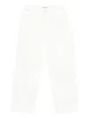 Herskind Buttoned Wide-leg Jeans In White