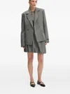 Herskind Evans Gathered Mini Skirt In Gray