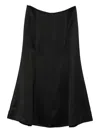 Herskind Flared Midi Skirt In Black