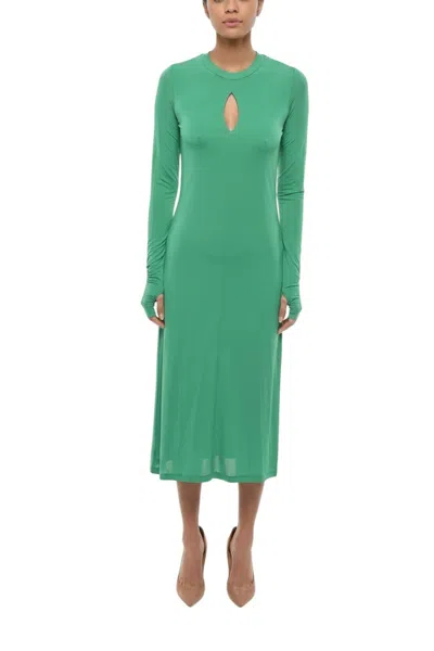 Herskind Green Crew Neck Midi Dress