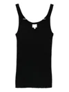 Herskind Hedra Wool Tank Top In Black