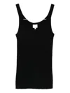 Herskind Hedra Wool Tank Top In Black