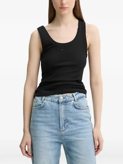 Herskind Hunter Bow-detail Tank Top In Black
