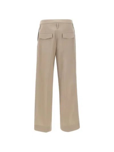 Herskind Ivano Wide-leg Trousers In Neutral