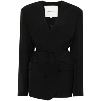 Herskind Black Jackets In Multicolor