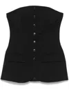 Herskind Jacqui Corsage Top In Grey