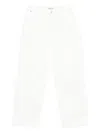 Herskind Buttoned Wide-leg Jeans In White