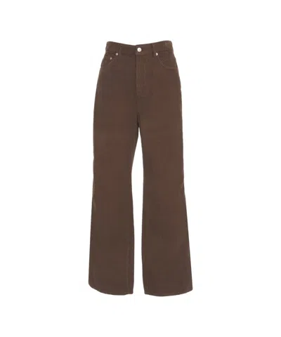 Herskind Kat' Corduroy Trousers In Brown