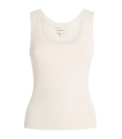 Herskind Knit Morris Tank Top In Ivory