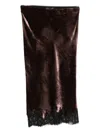 Herskind Lace-detail Fitted Skirt In Black