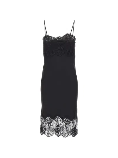 Herskind Linus Lace-trim Dress In Black