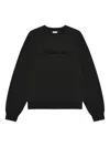 Herskind Lizette Embroidered-logo Sweatshirt In Black