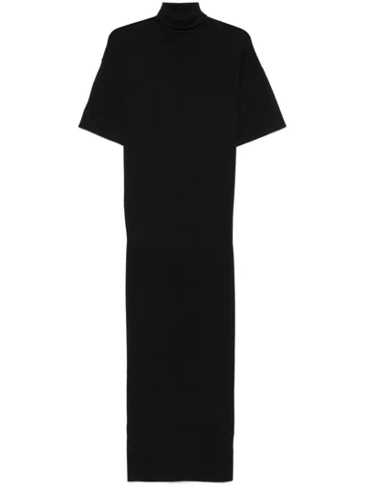 Herskind Elegant Synthetic Blend Dress In Black