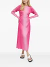 Herskind Long-sleeve Midi Dress In Pink