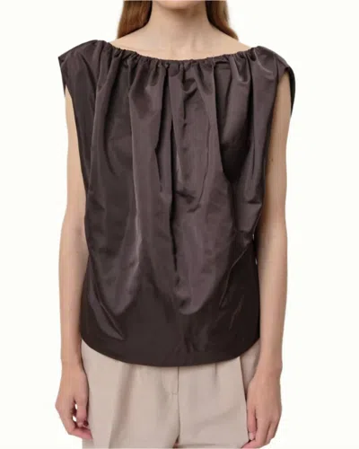Herskind Martina Top In Steel In Black