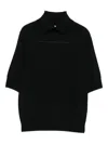 Herskind Merino Wool Polo Shirt In Black