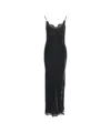 Herskind Micke' Velvet Maxi Dress In Black