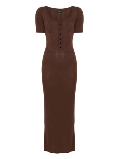 Herskind Mira Maxi Dress In Braun