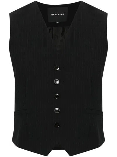 Herskind Mister Waistcoat In Blue