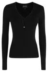 Herskind Oscar Knit Blouse In Black
