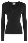 Herskind Oscar Knit Blouse In Black