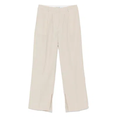 Herskind Pleat-detailed Trousers In Beige