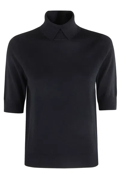 Herskind Perry Knit Blouse In Black