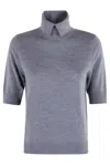Herskind Perry Knit Blouse In Purple