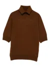 Herskind Perry Polo Top In Brown