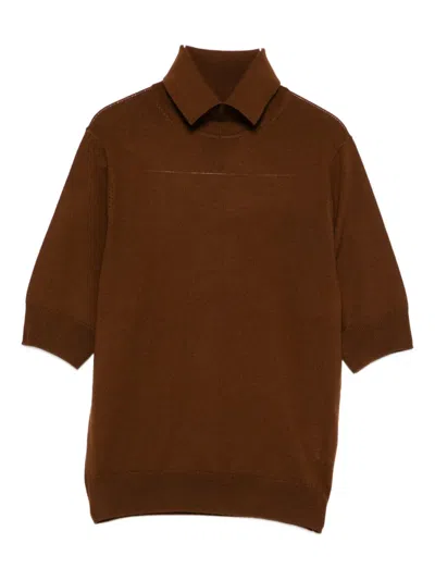 Herskind Perry Polo Top In Brown