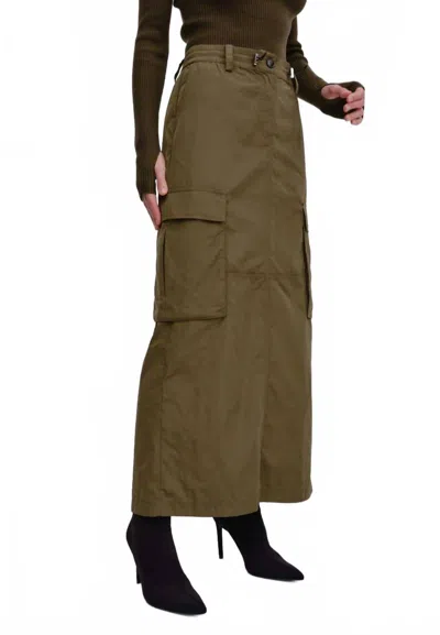 Herskind Phoenix Skirt In Khaki In Green