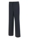 Herskind Pinstripe Straight-leg Trousers In Blue
