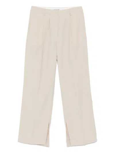 HERSKIND PLEAT-DETAILED TROUSERS