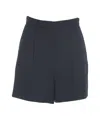 Herskind Pleated Bermuda Shorts In Blue