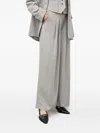 Herskind Pleated Palazzo Pants In Gray