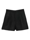 Herskind Pleated Shorts In Black