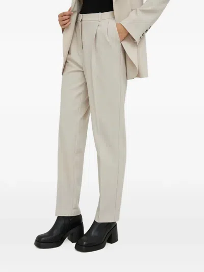 Herskind Pleated Trousers In Neutral