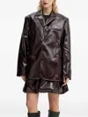 Herskind Pocket Button Overshirt In Brown