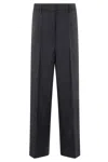 Herskind Powel Wool Low Waist Pant In Black