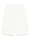 Herskind Pressed-crease Shorts In Neutrals
