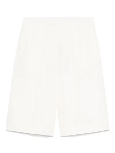 Herskind Pressed-crease Shorts In Beige