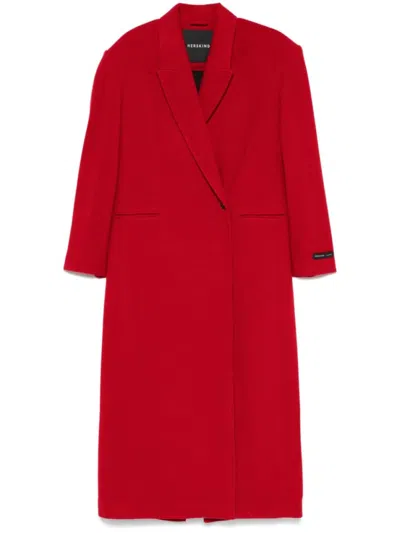 Herskind Red Drew Wool Long Coat