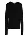 Herskind Ribbed-knit Cardigan In Black