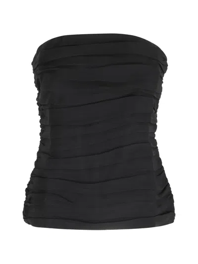 HERSKIND RINGO RUCHED STRAPLESS TOP