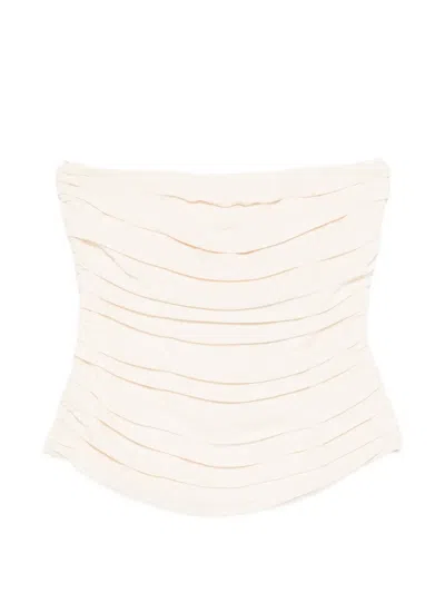 Herskind Ringo Ruched Top In White