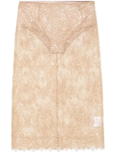 Herskind Risa Midi Skirt In Neutrals